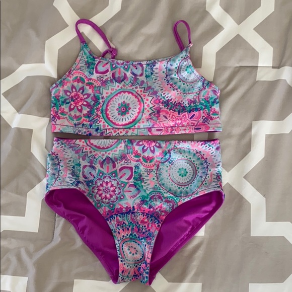 justice high waisted bikini